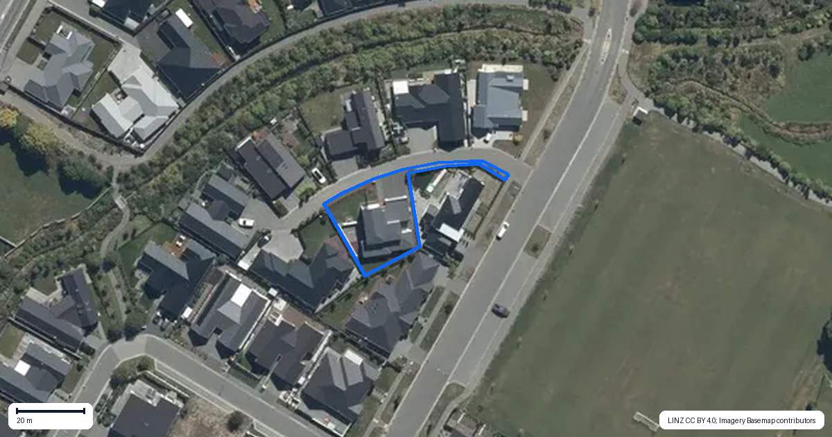 Property context map for 3 Kinnerton Lane, Casebrook, Christchurch