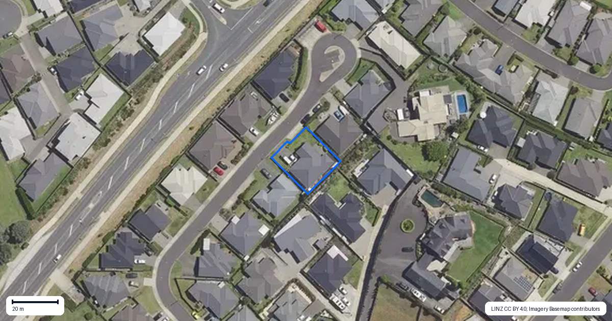 Property context map for 80 Bert Wall Drive, Omokoroa