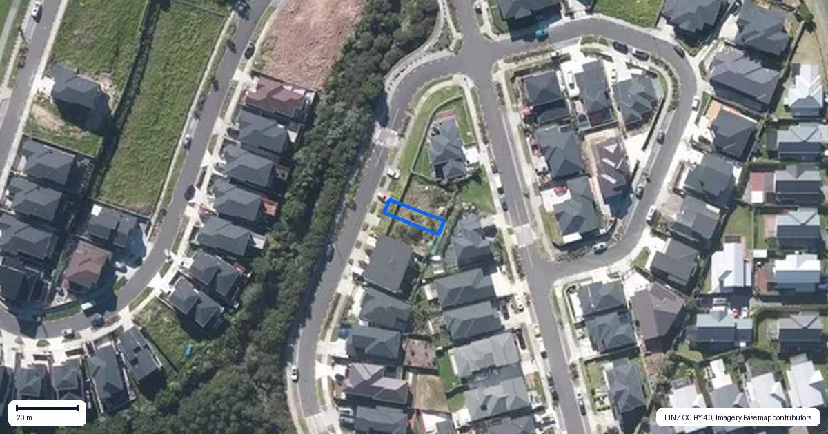 Property context map for 35 Lawson Creek Street, Massey, Auckland