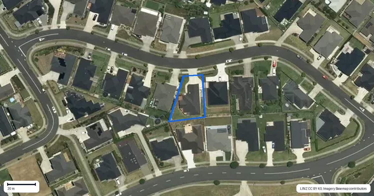Property context map for 11 Bellenden Crescent, Pokeno