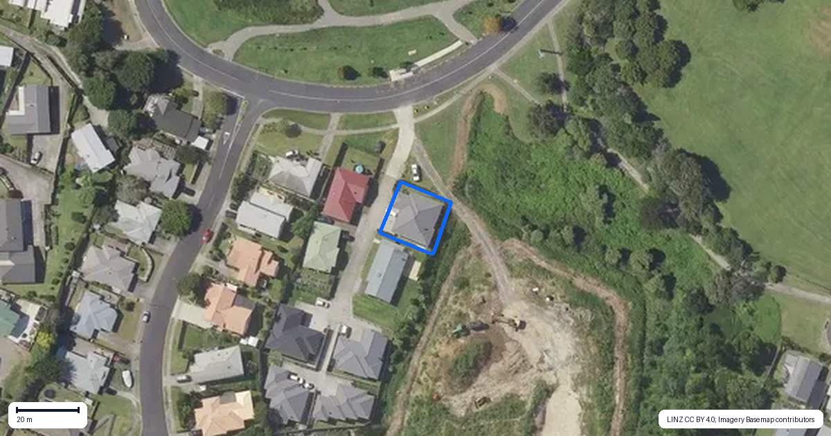 Property context map for 1 Pohutukawa Way, Gate Pa, Tauranga