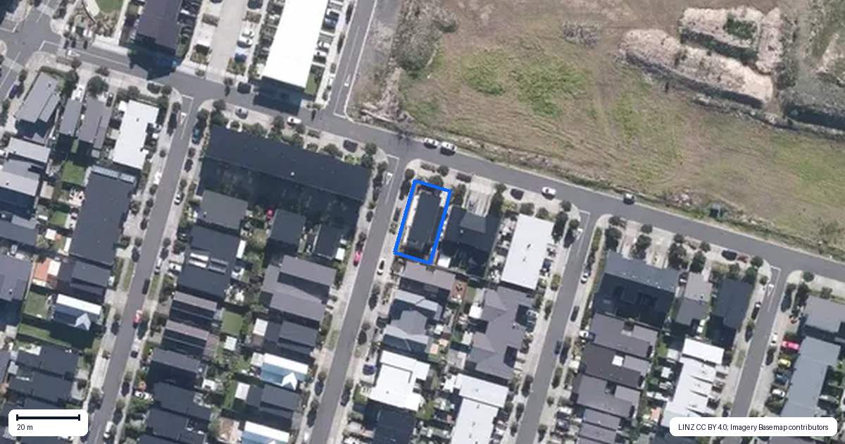Property context map for 91 Glidepath Road, Hobsonville, Auckland
