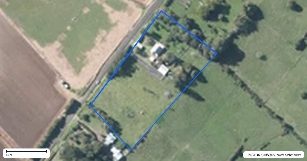 Property context map for 145 Kidd Road, Waiuku