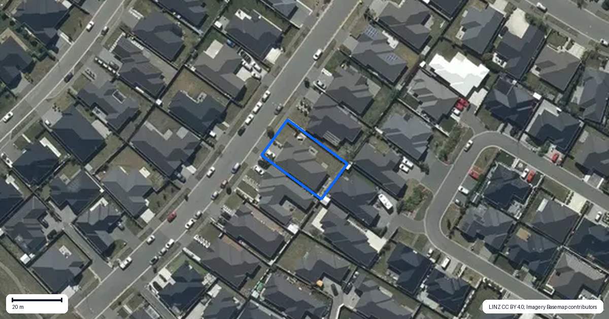 Property context map for 13 Myrtle Road, Wigram, Christchurch