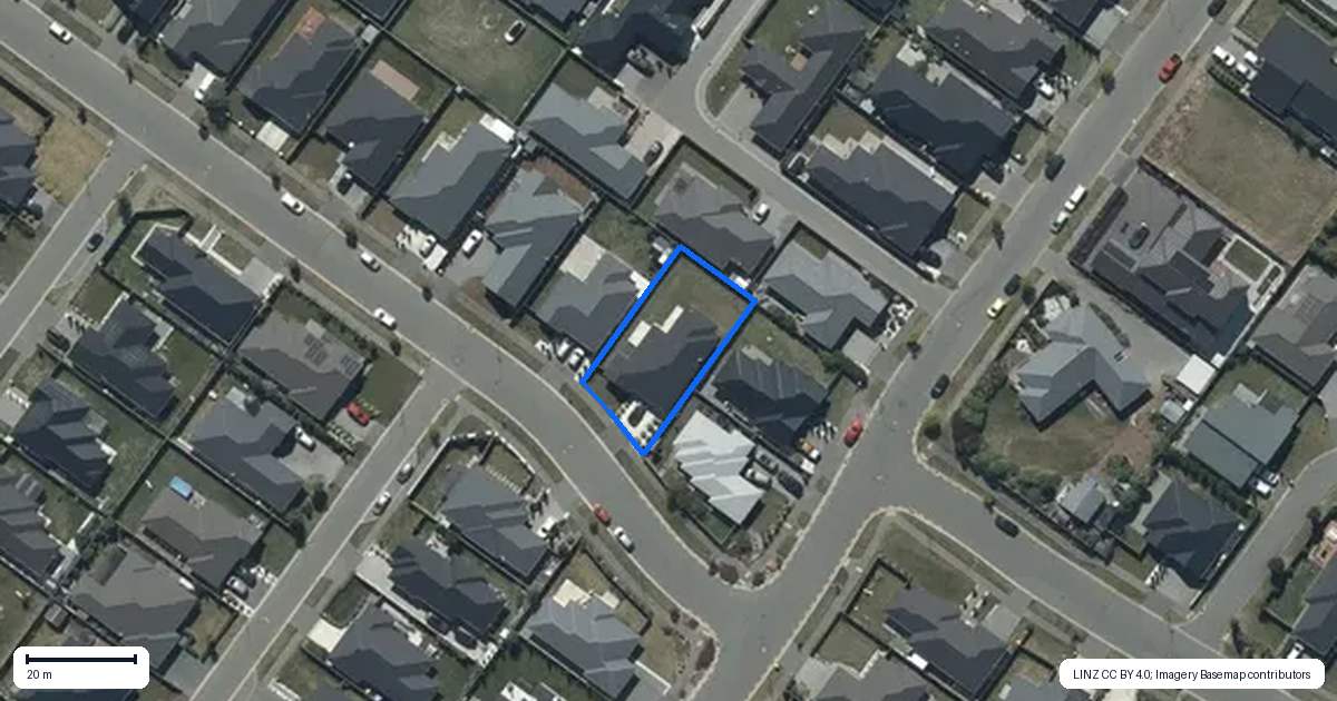 Property context map for 37 Zinnia Way, Wigram, Christchurch