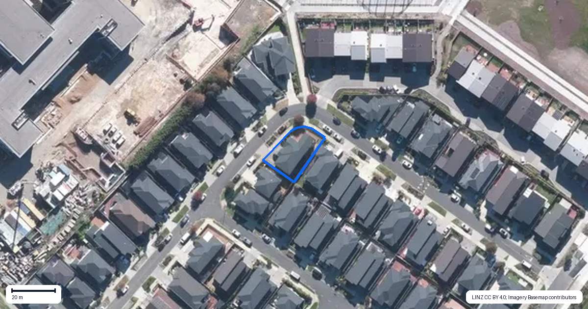 Property context map for 13 Thomas Rielly Avenue, Hobsonville, Auckland