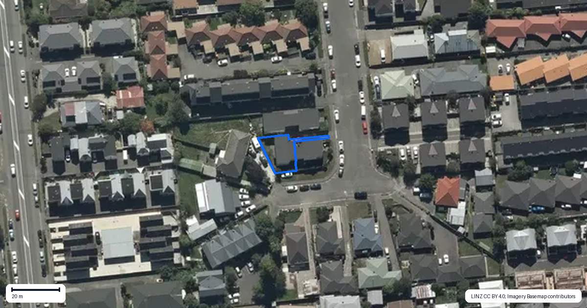 Property context map for 12B Broadbent Street, Riccarton, Christchurch