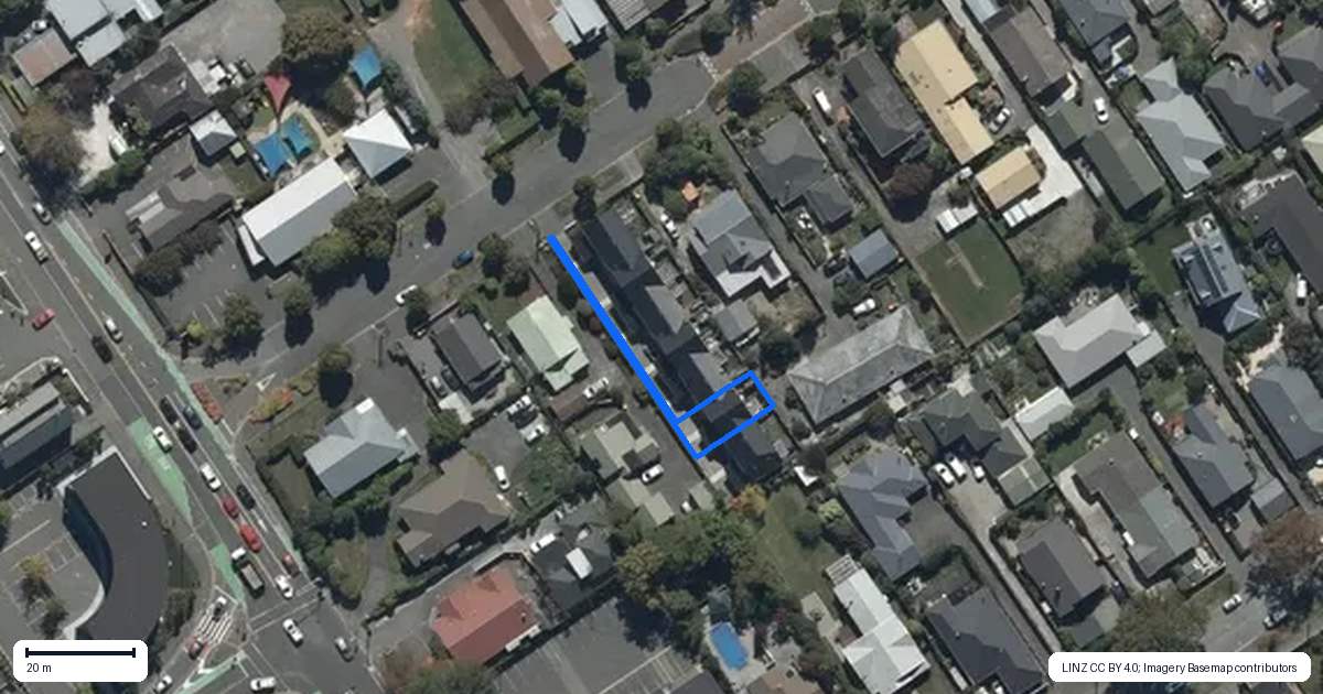 Property context map for 6/16 Grants Road, Papanui, Christchurch
