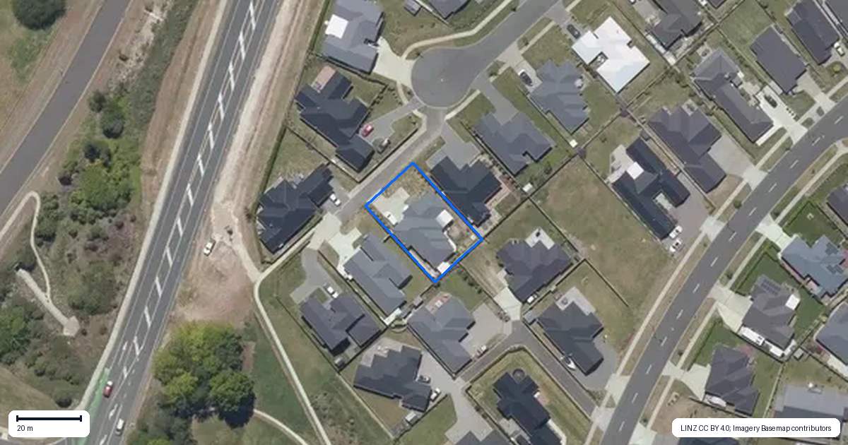 Property context map for 15 Kamaka Street, Wharewaka, Taupo