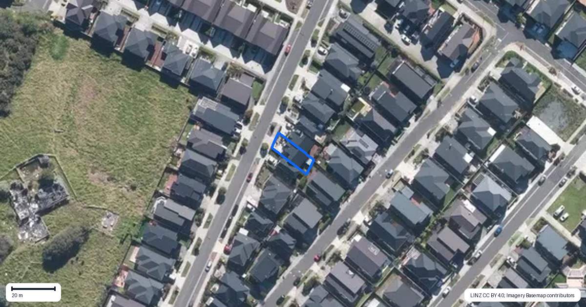Property context map for 19 Kokowai Parade, Hobsonville, Auckland