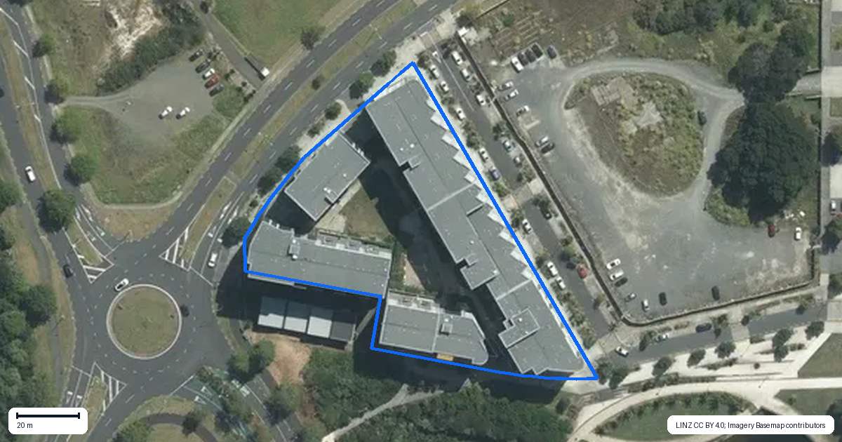 Property context map for 103/3 Rose Garden Lane, Albany, Auckland