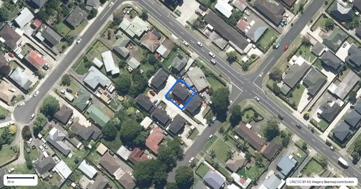 Property context map for 22A Woolfield Road, Papatoetoe, Auckland