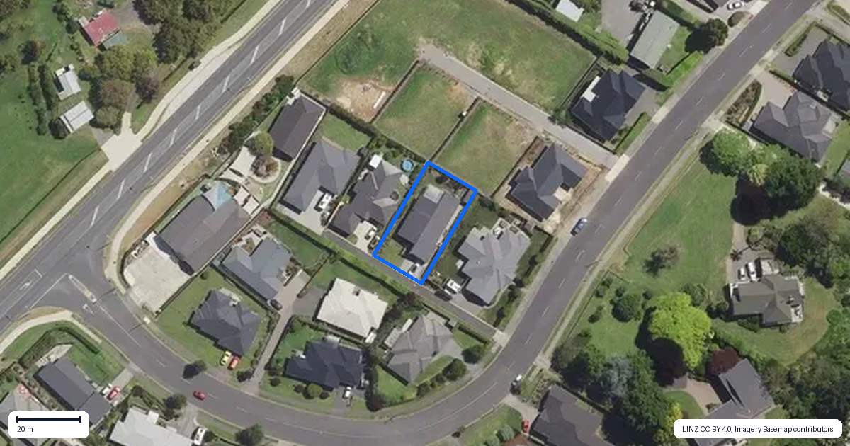 Property context map for 132B Margaret Drive, Omokoroa