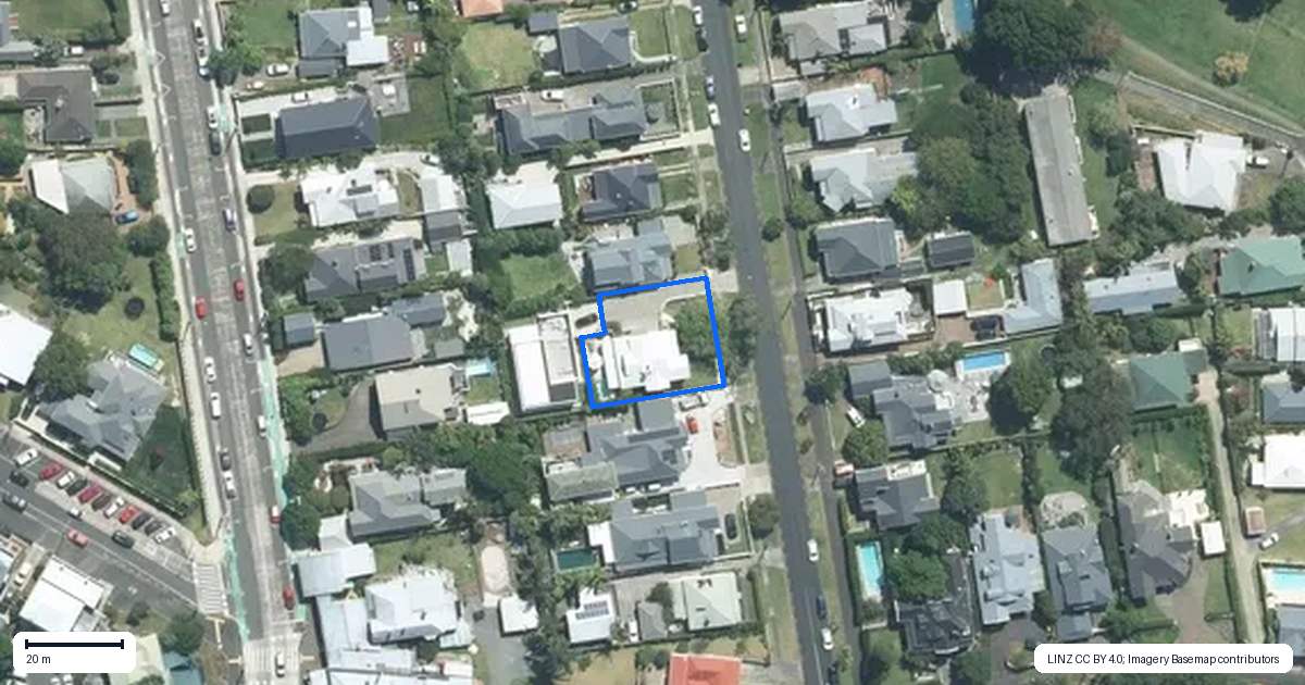 Property context map for 38A Richmond Avenue, Northcote Point, Auckland
