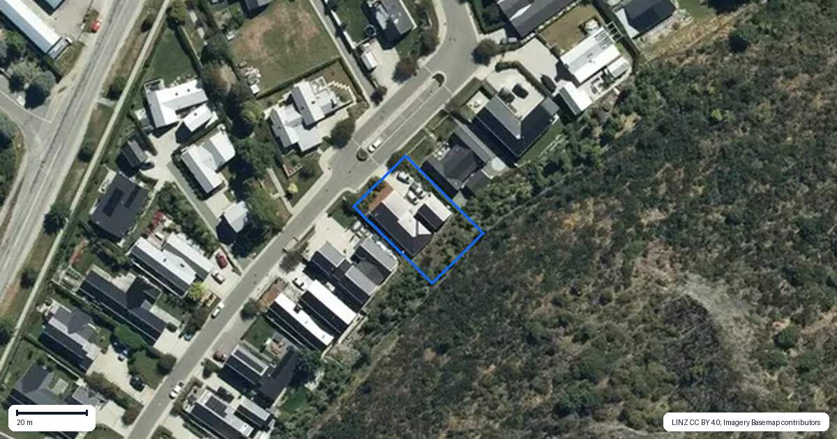 Property context map for 26 Flynn Lane, Arrowtown