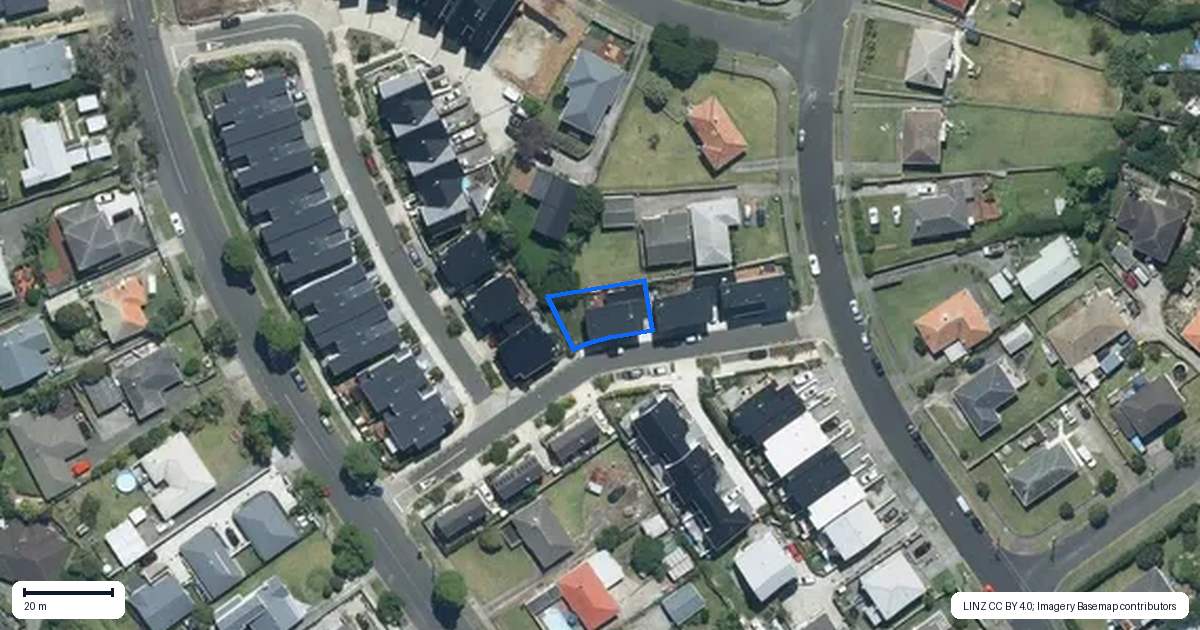 Property context map for 6 Reg Pearce Way, Glen Innes, Auckland