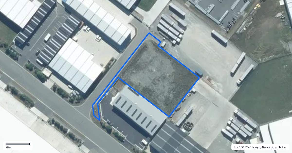Property context map for 16 Hannover Place, Rolleston
