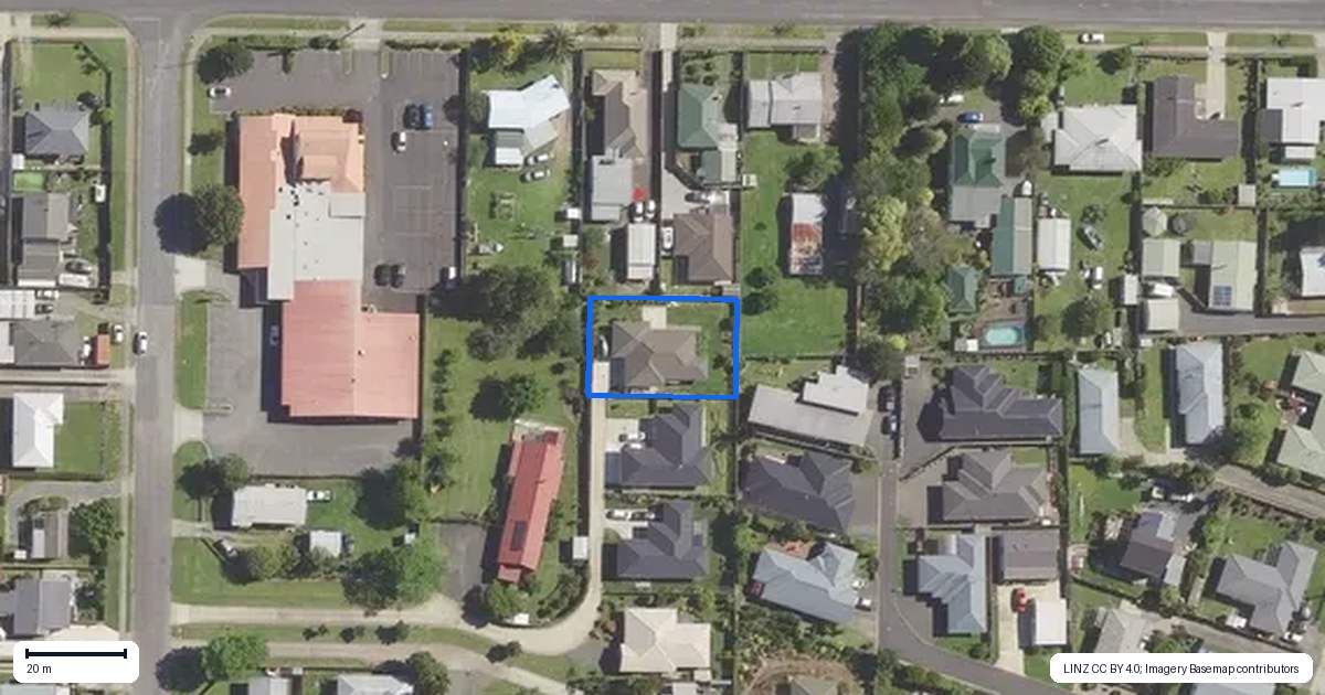 Property context map for 4/10D Clive Road, Katikati