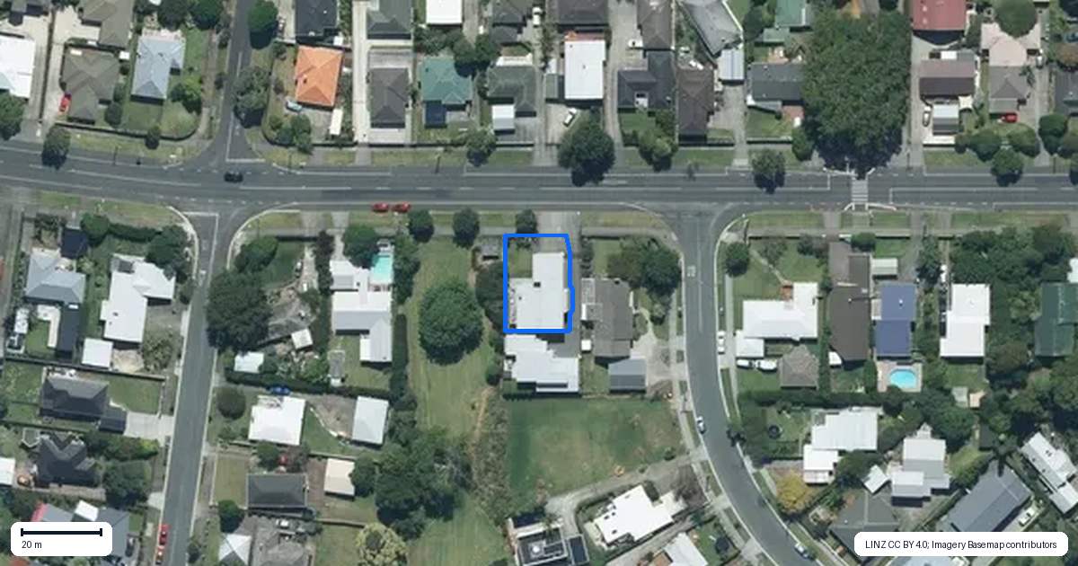 Property context map for 119 West Tamaki Road, Glen Innes, Auckland