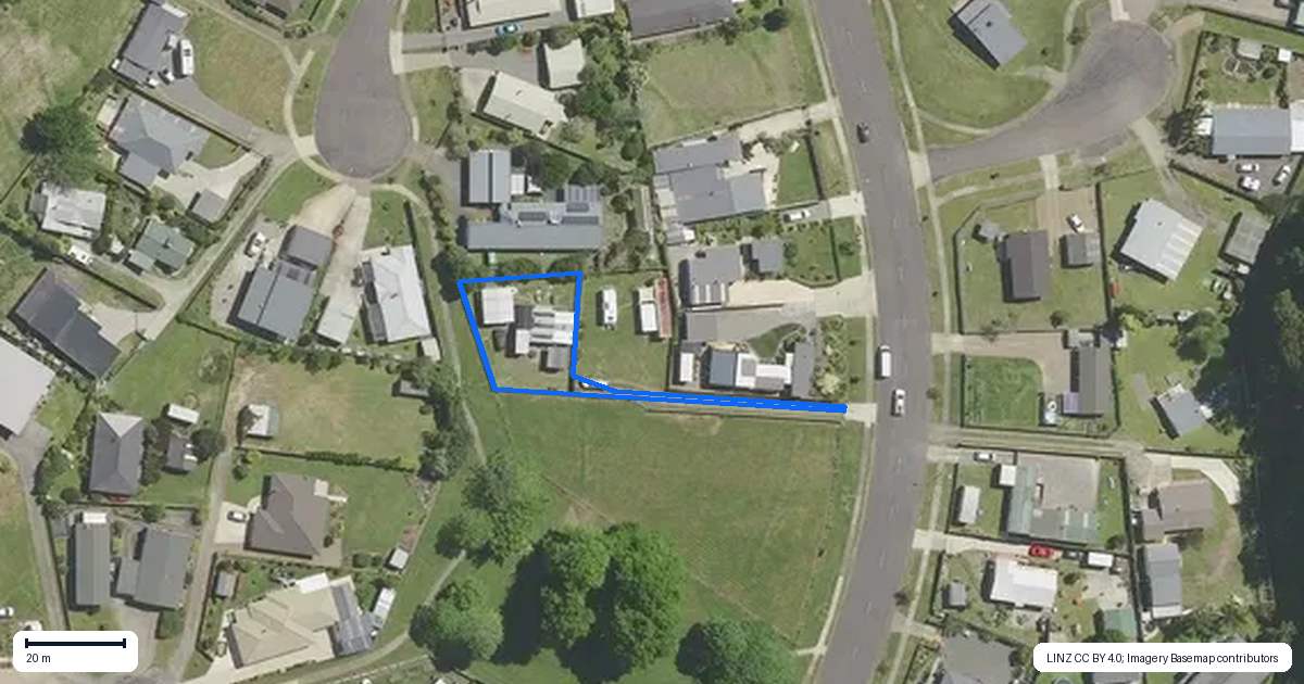 Property context map for 49A Beattie Road, Kawerau