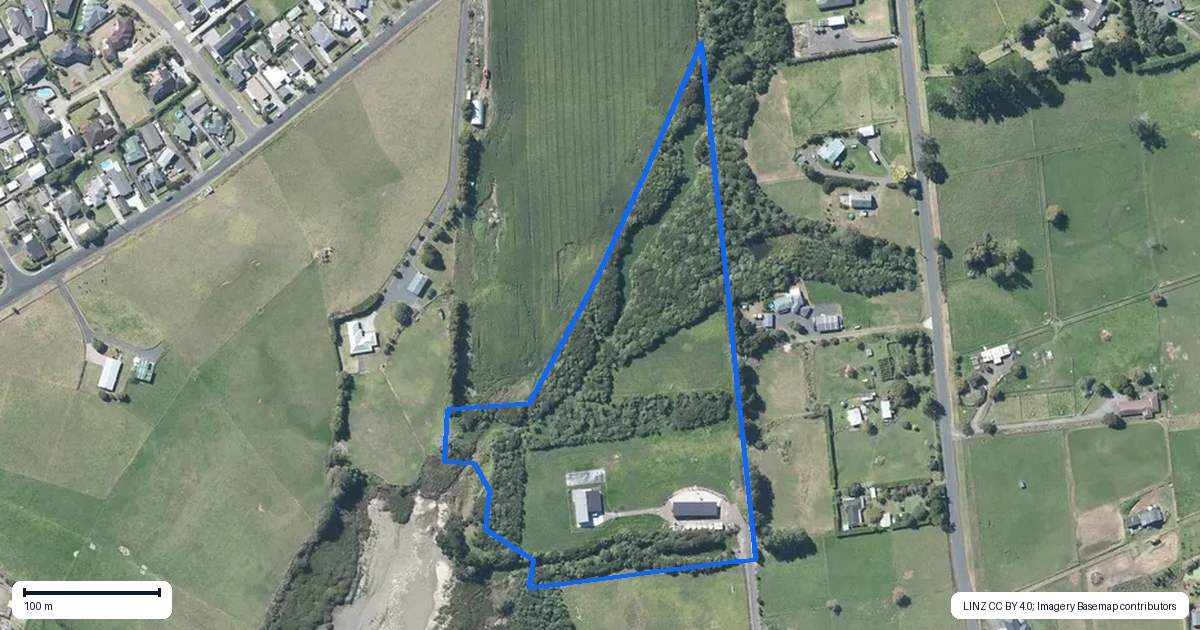 Property context map for 82B Boyd Road, Clarks Beach
