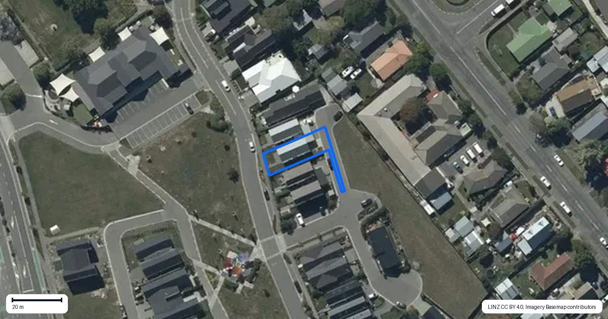 Property context map for 13 Franco Road, Halswell, Christchurch