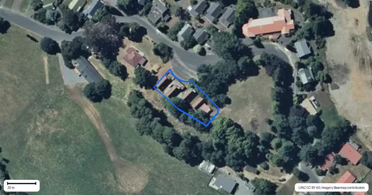 Property context map for 22A Park Avenue, Ohakune
