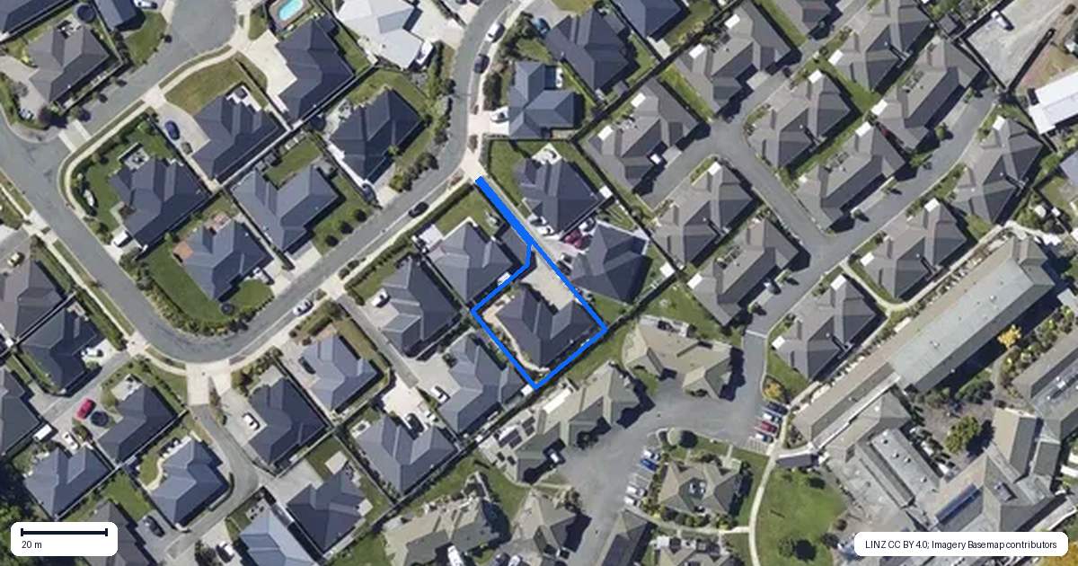 Property context map for 25 Malone Crescent, Richmond