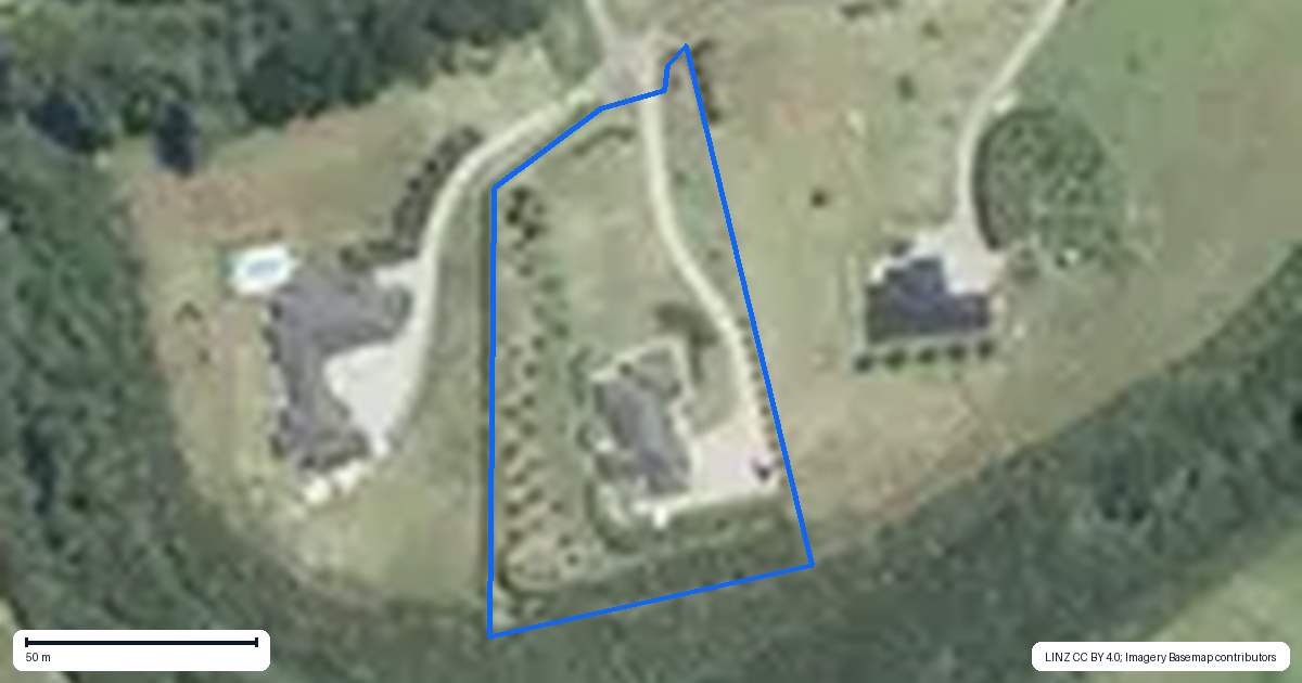 Property context map for 321E Runciman Road, Ramarama, Drury
