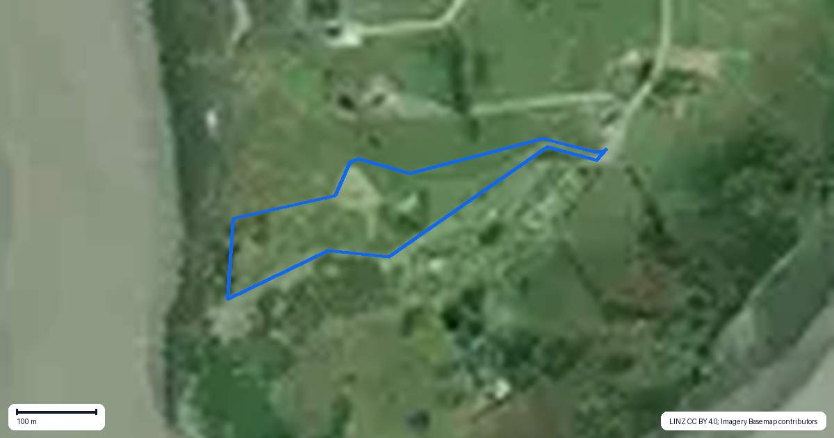 Property context map for 228 Petley Road, Paparoa
