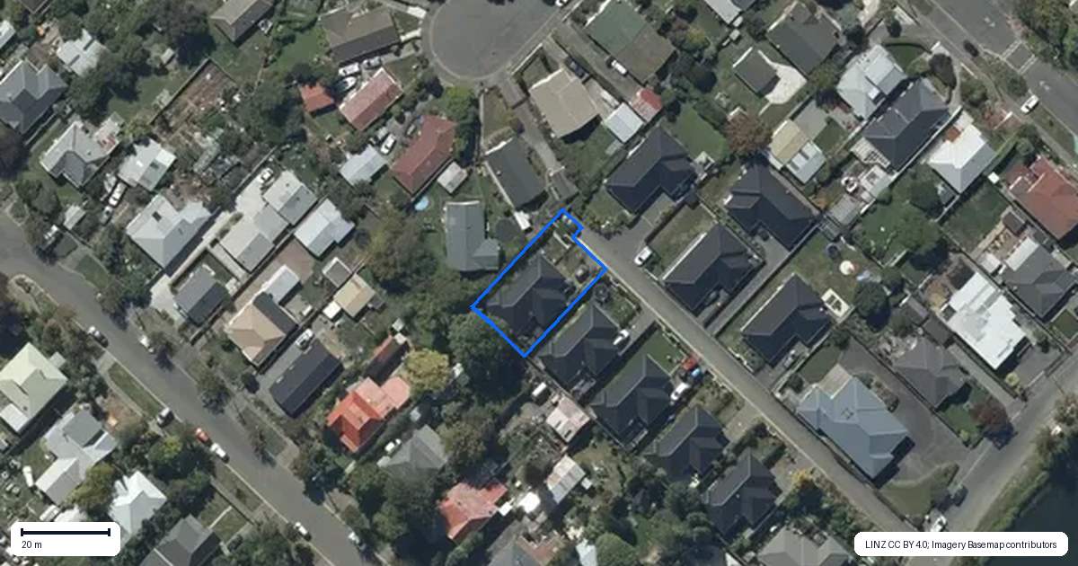 Property context map for 10 Growers Lane, Woolston, Christchurch