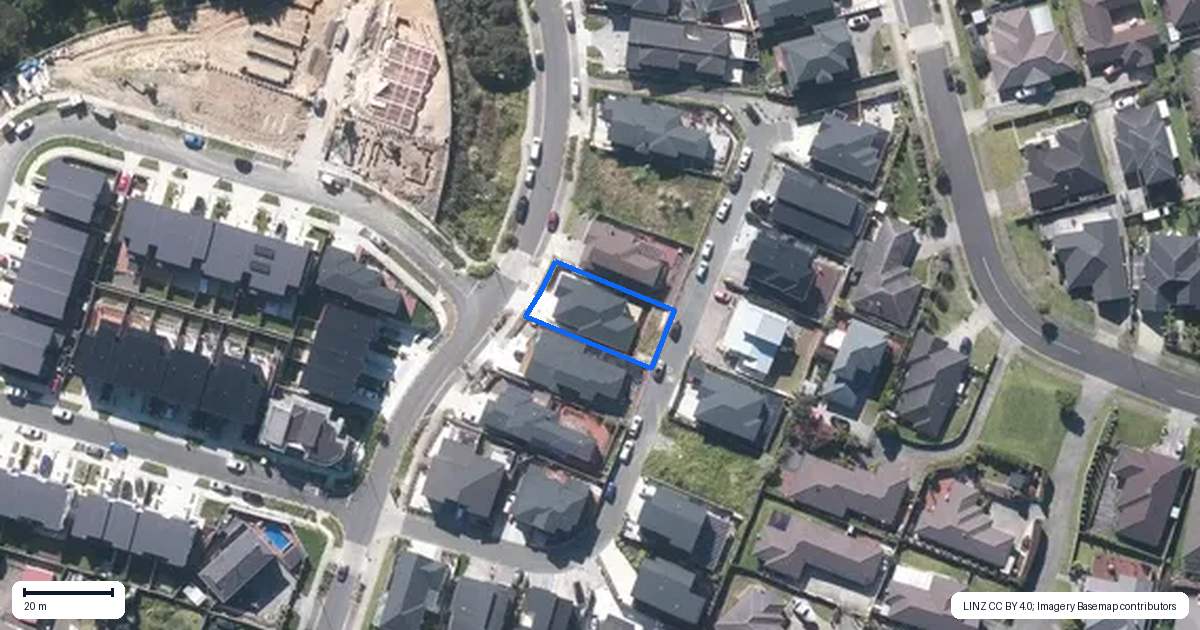 Property context map for 5 Lawson Creek Street, Massey, Auckland
