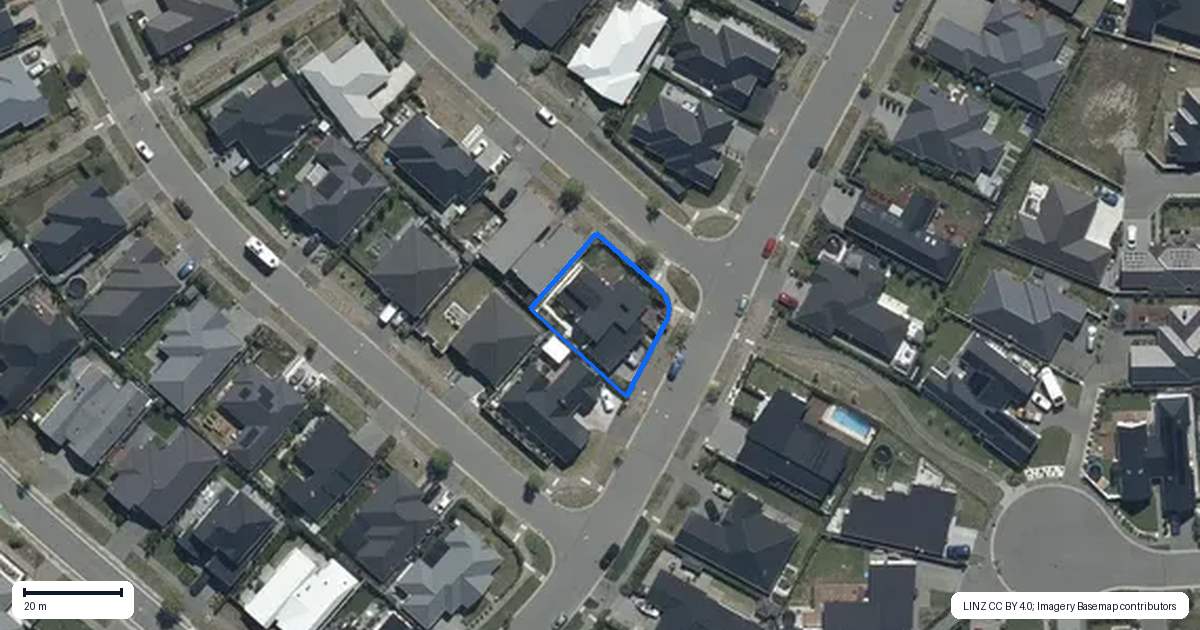 Property context map for 7 Leader Street, Marshland, Christchurch