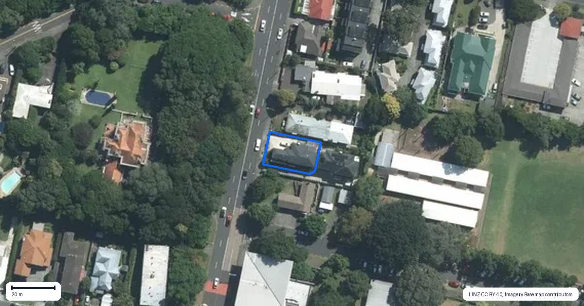 Property context map for 96 Gillies Avenue, Epsom, Auckland