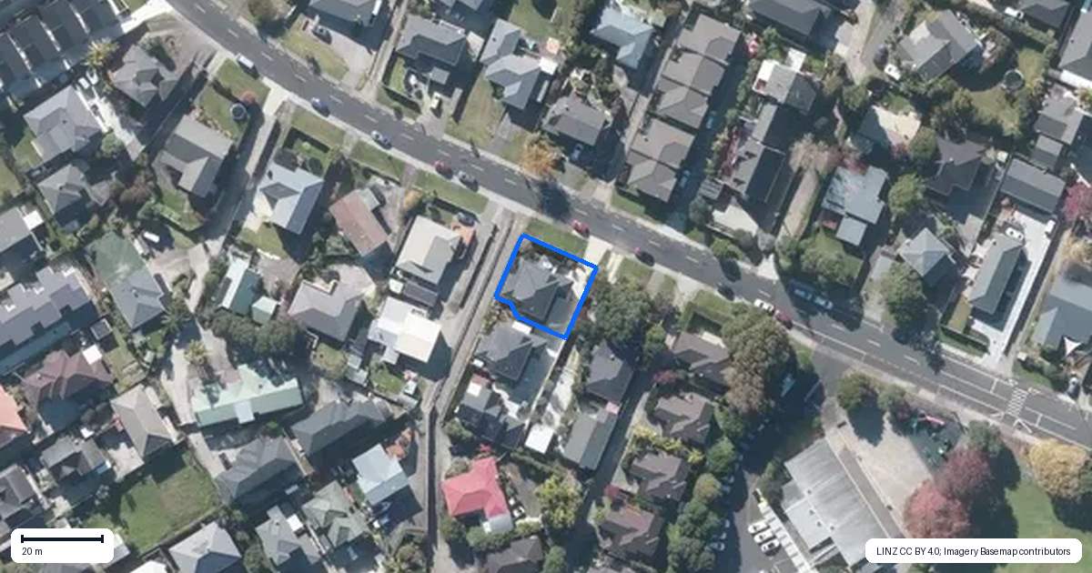 Property context map for 1/67 Nelson Street, Howick, Auckland