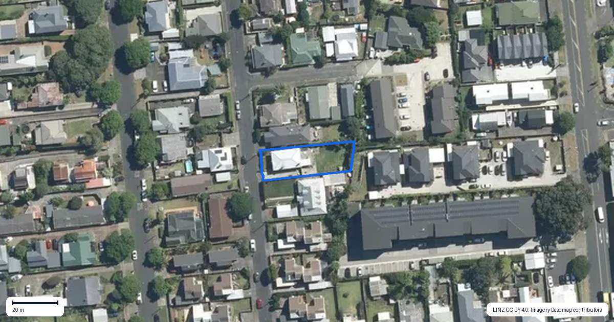 Property context map for 11 Catherine Street, Onehunga, Auckland