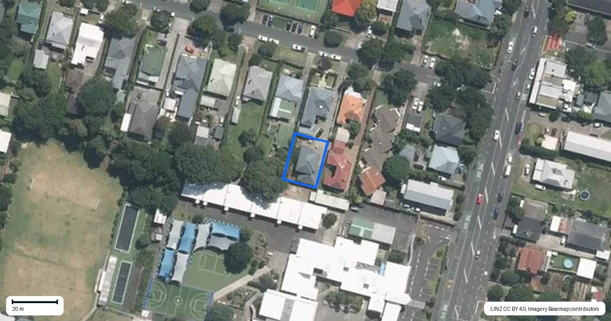Property context map for 6A Grove Road, Sandringham, Auckland