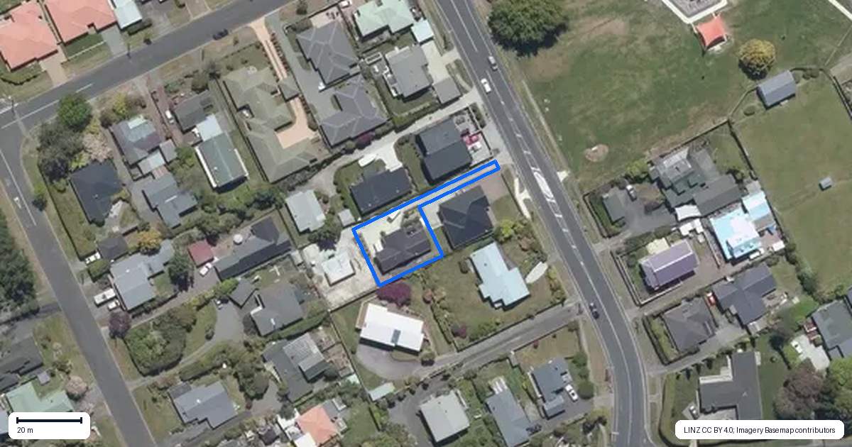 Property context map for 37B Mere Road, Taupo