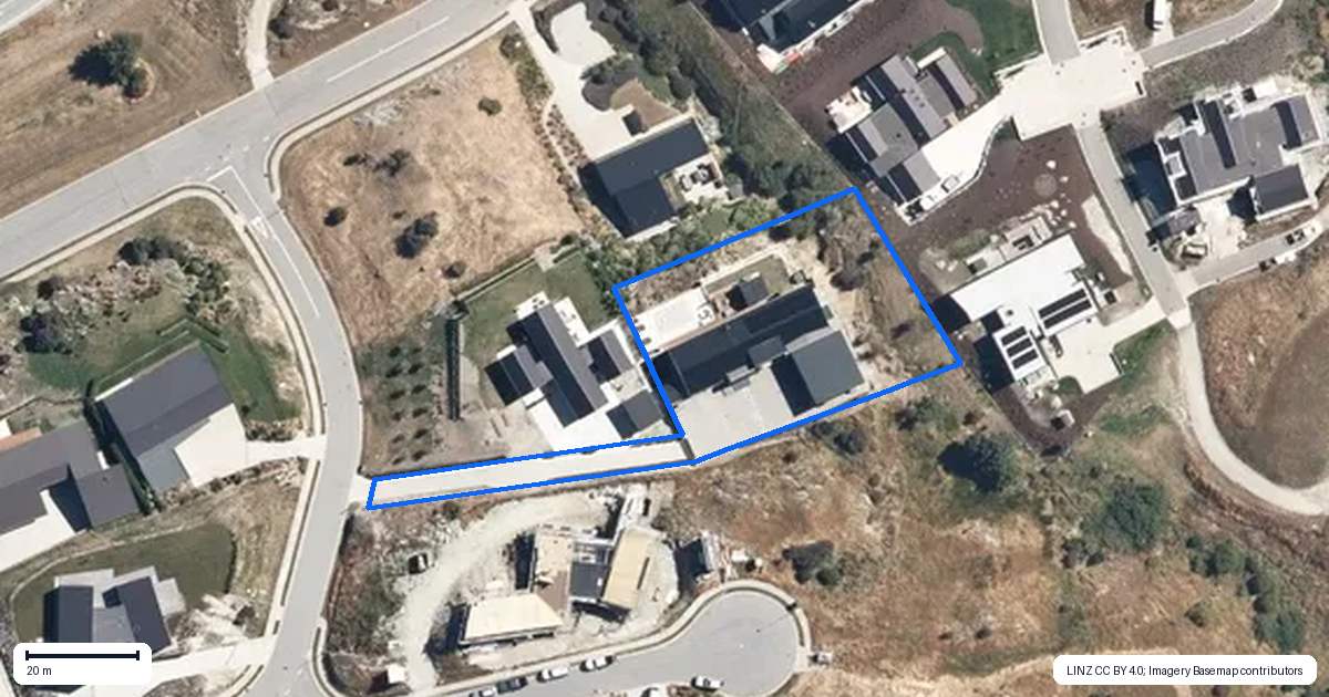 Property context map for 5 Red Deer Rise, Kelvin Heights, Queenstown