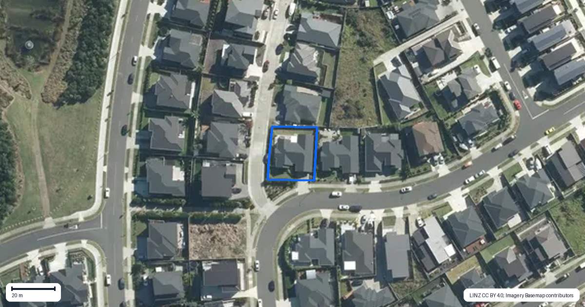 Property context map for 39 Takurua Terrace, Orewa