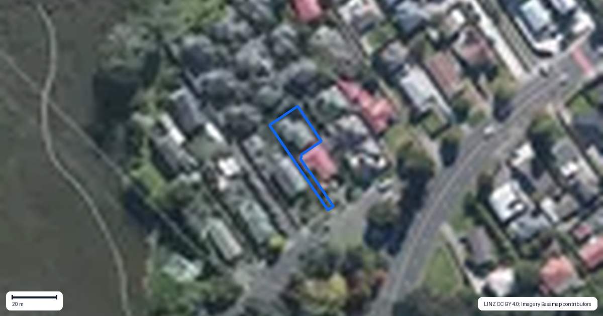 Property context map for 147A Ash Street, Avondale, Auckland