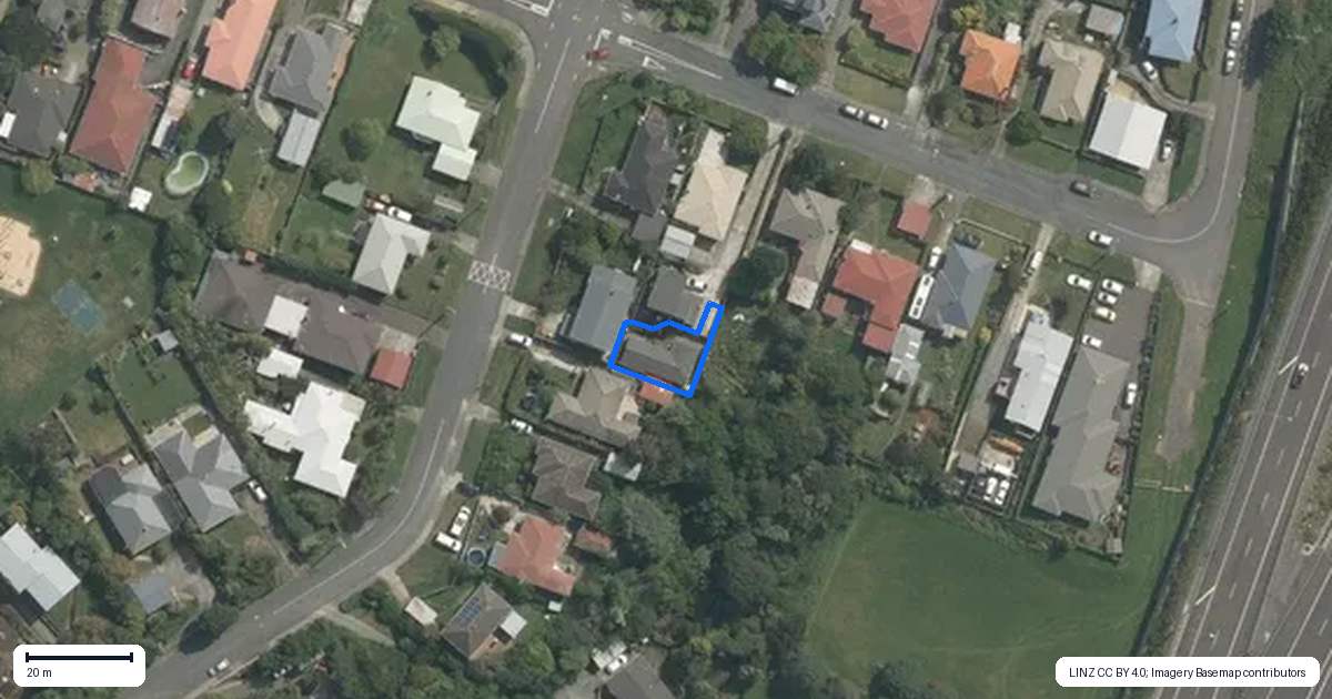 Property context map for 28B Mexted Terrace, Tawa, Wellington