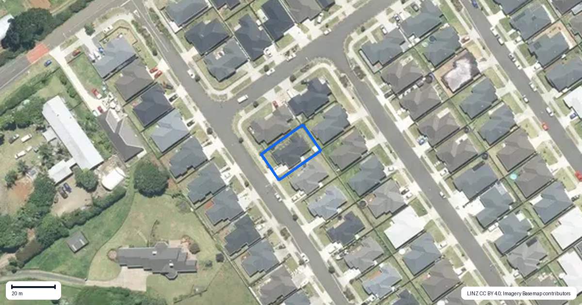 Property context map for 10 Taepu Road, Pukekohe
