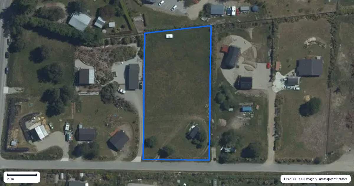 Property context map for 9 Aurora Lane, Wanaka