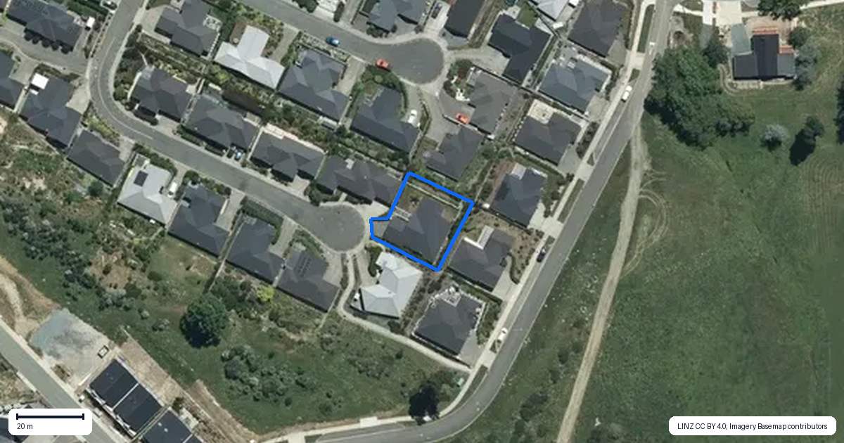 Property context map for 23 Village Lane, Stoke, Nelson