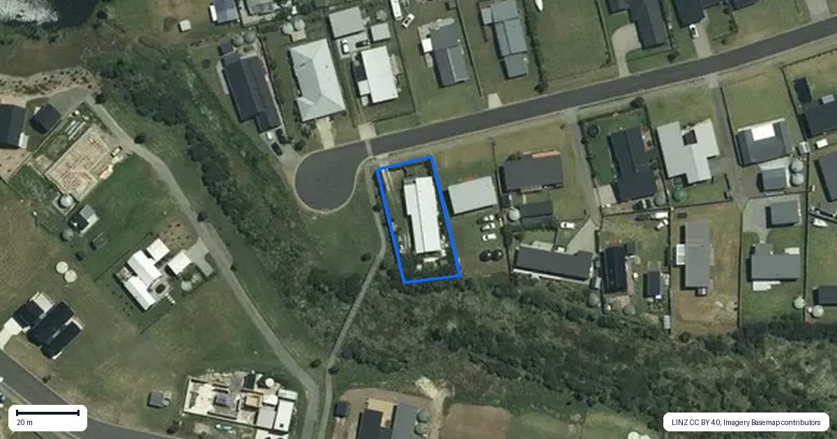 Property context map for 33 Navigation Drive, Cooks Beach, Whitianga