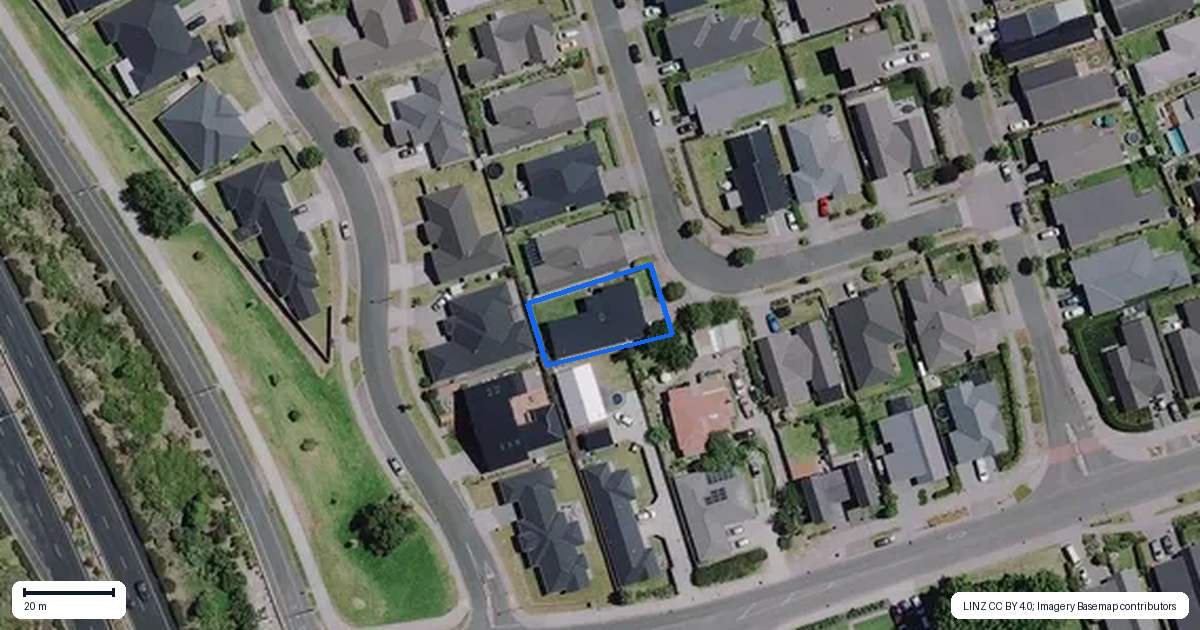 Property context map for 9 Probert Crescent, Chartwell, Hamilton