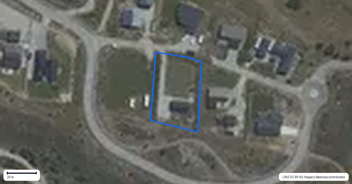Property context map for 11 Jackson Rise, Luggate, Wanaka