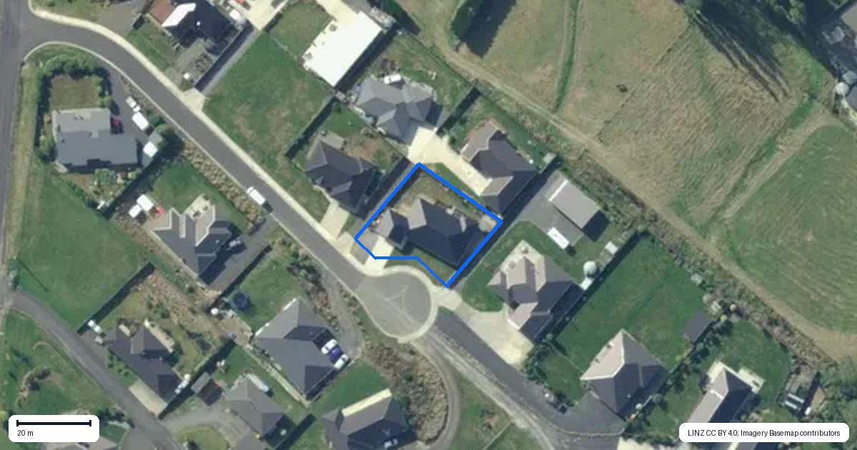Property context map for 17 Mallard Drive, Waihola, Milton