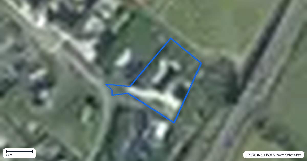 Property context map for 23 Mallard Drive, Waihola, Milton